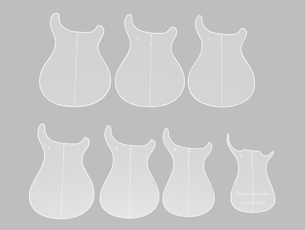 PRS Style Carve Templates