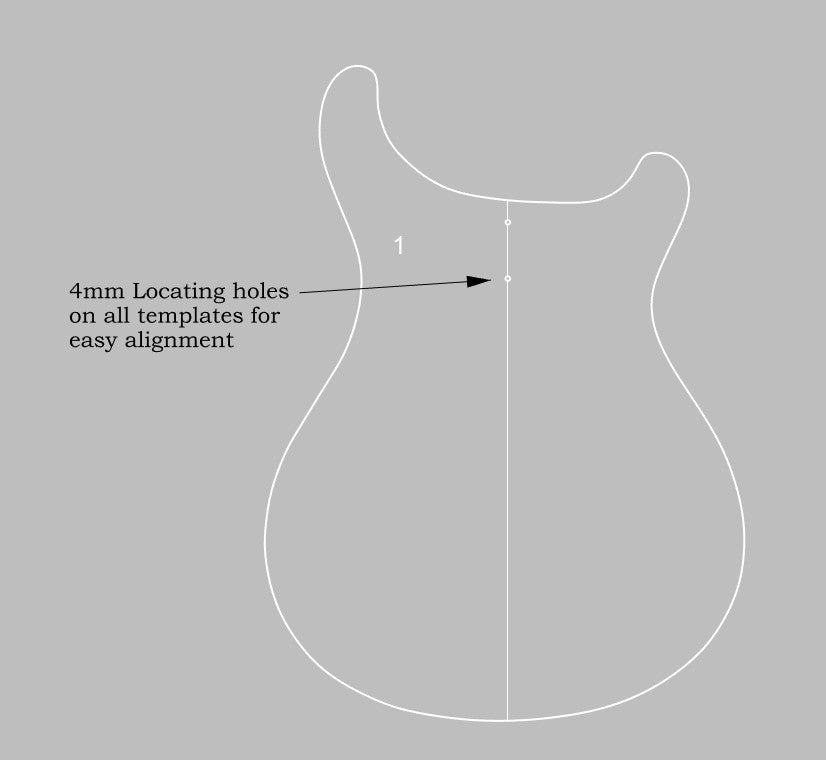 PRS Style Carve Templates