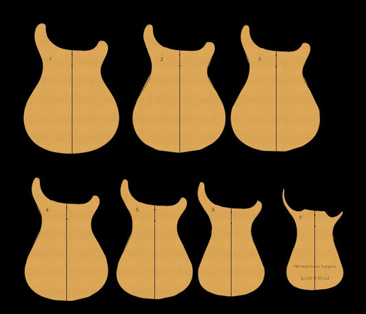 PRS Style Carve Templates
